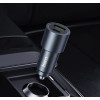 Авто зарядка Hoco Z60 Bloom 48W dual-port PD30W+QC3.0 multi-protocol car charger [Metal Gray]