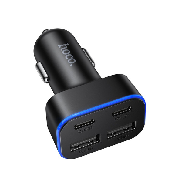 Авто зарядка Hoco Hoco Z63 Barry four-port car charger [Black]