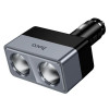 adaptor de încărcare auto / splitter brichetă Hoco Z65 [Black]