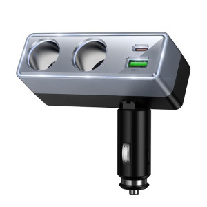 Incarcator auto Hoco Z65B Smart PD48W (USB-C + USB-A) [Black]