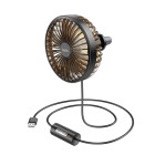 Ventilator Hoco ZP2 Wind wire control car fan [Black]