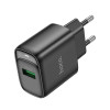 Зарядное устройство Hoco C140A Smart single port (QC3.0) [Black]