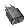 Зарядное устройство Hoco C140A Smart single port (QC3.0) [Black]
