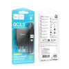 Incarcator de retea Hoco C140A Smart single port charger set Micro (QC3.0) [Black]