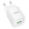 Зарядное устройство Hoco C145A Charm single port (QC3.0) [White]