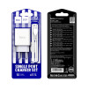 Incarcator de retea Hoco C81A Asombroso + Cablu Lightning (2.1A) [White]