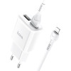Зарядное устройство Hoco C88A Star round + Кабель Lightning (2.4A) [White]