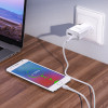 Incarcator de retea Hoco C88A Star round + Cablu Micro USB (2.4A) [White]