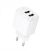 Incarcator de retea Hoco CS51A Surplus dual-port charger(EU) [White]