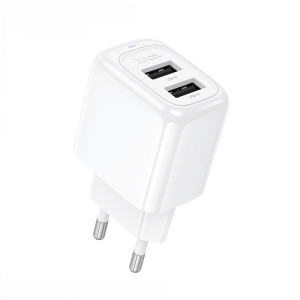 Incarcator de retea Hoco CS51A Surplus dual-port charger(EU) [White]