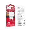 Incarcator de retea Hoco CS51A Surplus dual-port charger(EU) [White]