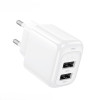 Incarcator de retea Hoco CS51A Surplus dual-port charger(EU) [White]