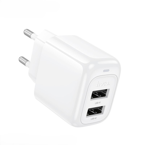 Incarcator de retea Hoco CS51A Surplus dual-port charger(EU) [White]