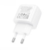 Incarcator de retea Hoco CS51A Surplus dual-port charger(EU) [White]