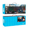 Set pentru gaming Hoco DI54 Luster keyboard mouse headset set(RU version) [Black]
