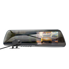 Camera Auto DV4 rearview mirror driving recorder 4.5-inch (dual-channel) [Iron-Gray]