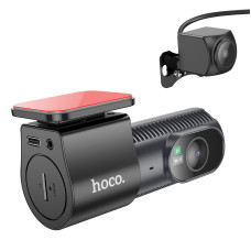 Camera Auto Hoco DV8 2K display hidden driving recorder(with rear camera) [Black]