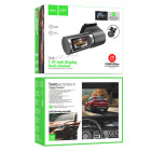 Camera Auto Hoco DV8 2K display hidden driving recorder(with rear camera) [Black]