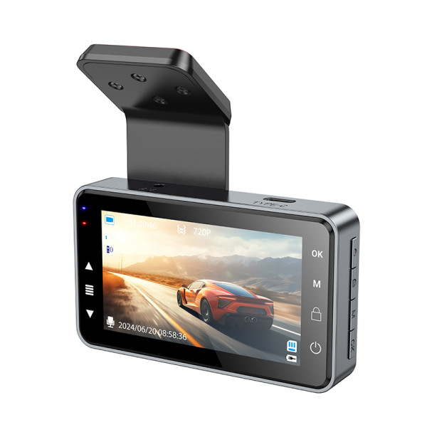 Видеорегистратор Hoco DV9 3-inch screen driving recorder (720P) [Metal-Gray]