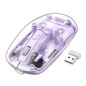Mouse wireless Hoco GM29 Mysterious dual-mode silent wireless mouse [Romantic-Purple]
