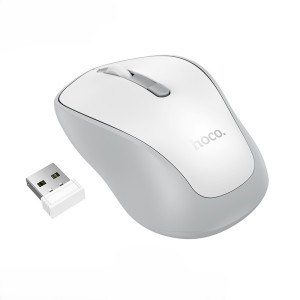 Mouse Hoco GM41 Exciting dual-mode business wireless mouse [White]