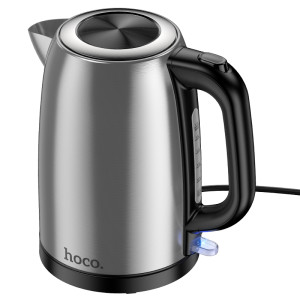Электрочайник Hoco HE12 1.7L stainless steel electric kettle(EU) [Gray]