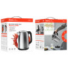 Электрочайник Hoco HE12 1.7L stainless steel electric kettle(EU) [Gray]