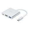 Адаптер Hoco HB14 Easy use Type-C adapter(Type-C to USB3.0+HDMI+PD) [Silver]