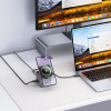 Беспроводная зарядка Hoco HB49 Effortless 9-in-1 wireless fast charging desktop station [Metal-Gray]