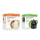 Ceainic electric Hoco HE10 1.7L retro electric kettle (EU) [Milky-White]