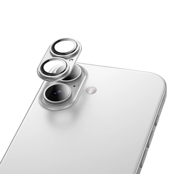 Защитные линзы Hoco Armor metal frame lens glass iphone 17(V16) [silver]