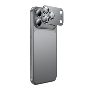 Lentile de protectie Hoco Armor metal frame lens glass iphone 17 Pro Max(V16) [space grey]