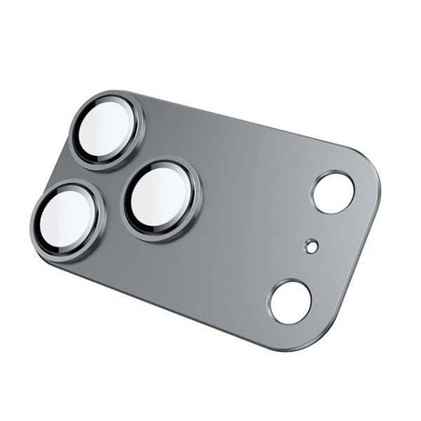 Lentile de protectie Hoco Armor metal frame lens glass iphone 17 Pro Max(V16) [space grey]