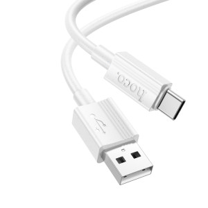 Cablu Hoco X107 charging data cable Type-C [White]