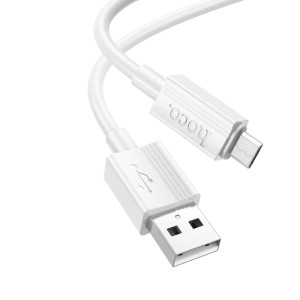 Cablu Hoco X107 charging data cable Micro [White]