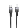 Кабель Hoco X109 Energy 60W silicone charging data cable C to C (L=2M) [Black]