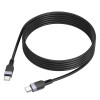 Кабель Hoco X109 Energy 60W silicone charging data cable C to C (L=2M) [Black]