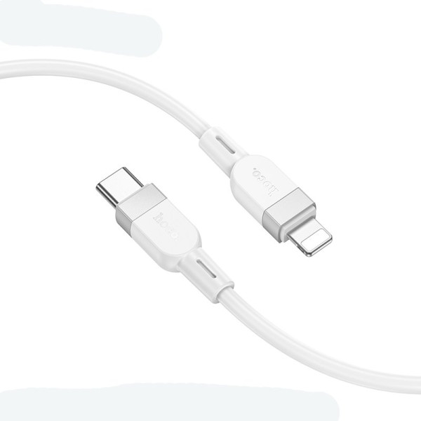 Cablu Hoco X109 Energy PD silicone charging data cable iP (L=1M) [White]