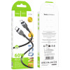 Кабель Hoco X109 60W silicone charging data cable Type-C to Type-C (L=1M) [Black]