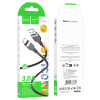 Cablu Hoco X109 silicone charging data cable Type-C (L=3M) [Black]
