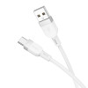 Кабель  Hoco X109 silicone charging data cable Type-C (L=1M) [White]