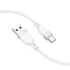 Кабель  Hoco X109 silicone charging data cable Type-C (L=1M) [White]