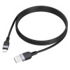 Cablu Hoco X109 silicone charging data cable iP (L=2M) [Black]