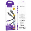 Cablu Hoco X109 silicone charging data cable iP (L=2M) [Black]