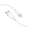 Кабель  Hoco X109 silicone charging data cable iP (L=1M) [White]