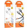 Cablu Hoco X109 silicone charging data cable Micro (L=1M) [Black]