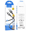 Cablu Hoco X109 silicone charging data cable Micro (L=3M) [Black]