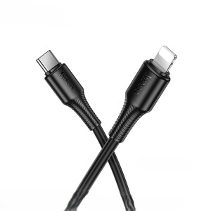 Кабель Hoco X120 Beneficio PD27W charging data cable iP [Black]