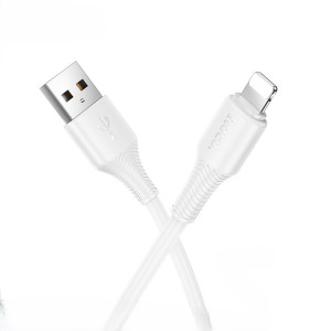Кабель Hoco X120 Beneficio charging data cable iP [White]