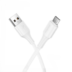 Кабель Hoco X120 Beneficio charging data cable Micro [White]